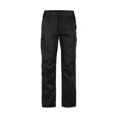 T-WORLD - Pantalón Cargo Gabardina Forro Polar - Negro - M