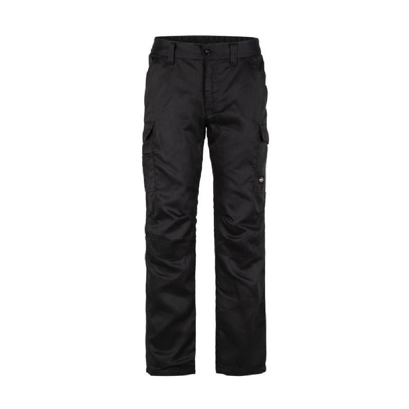 T-WORLD - Pantalón Cargo Gabardina Forro Polar - Negro - M