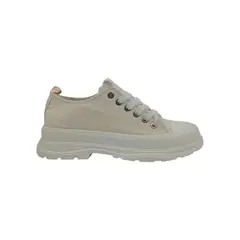 HERIEL - Zapatilla Beige Plataforma Mujer
