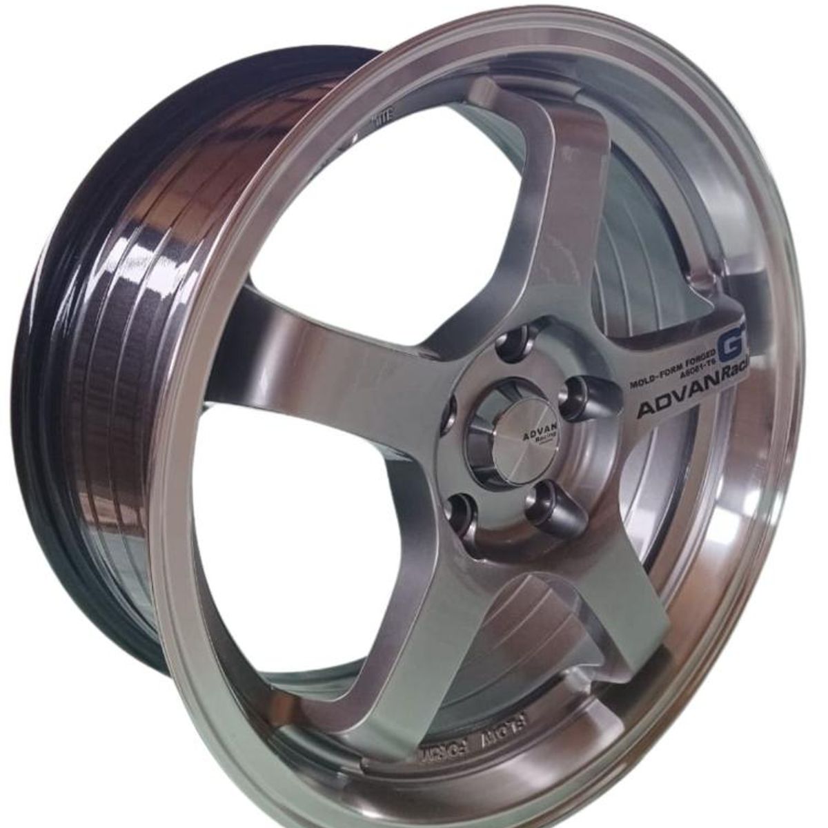 GENERICO - Juego de Llantas 16x7 5x108 Et38 HP machine lip 512