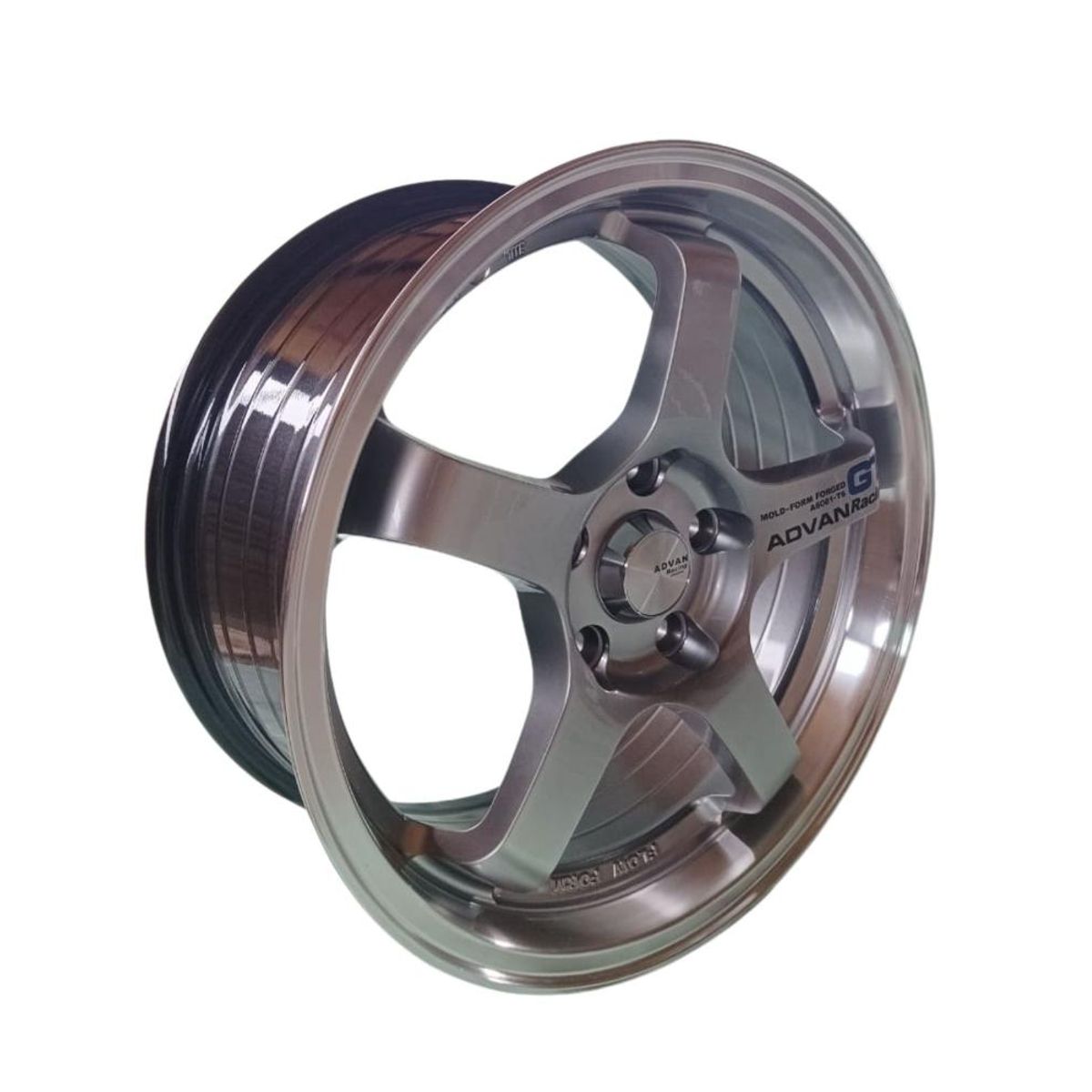 GENERICO - Juego de Llantas 16x7 5x108 Et38 HP machine lip 512