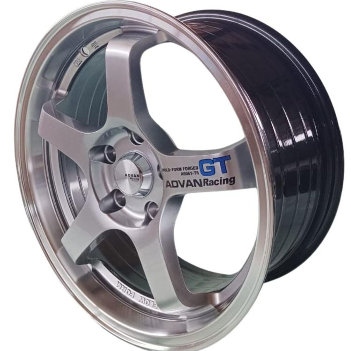 GENERICO - Juego de Llantas 16x7 5x108 Et38 HP machine lip 512