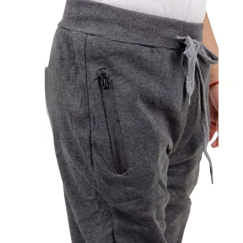 MPROPIA - Pantalón Unisex Buzo Juvenil Algodón Forro Polar Liso 693