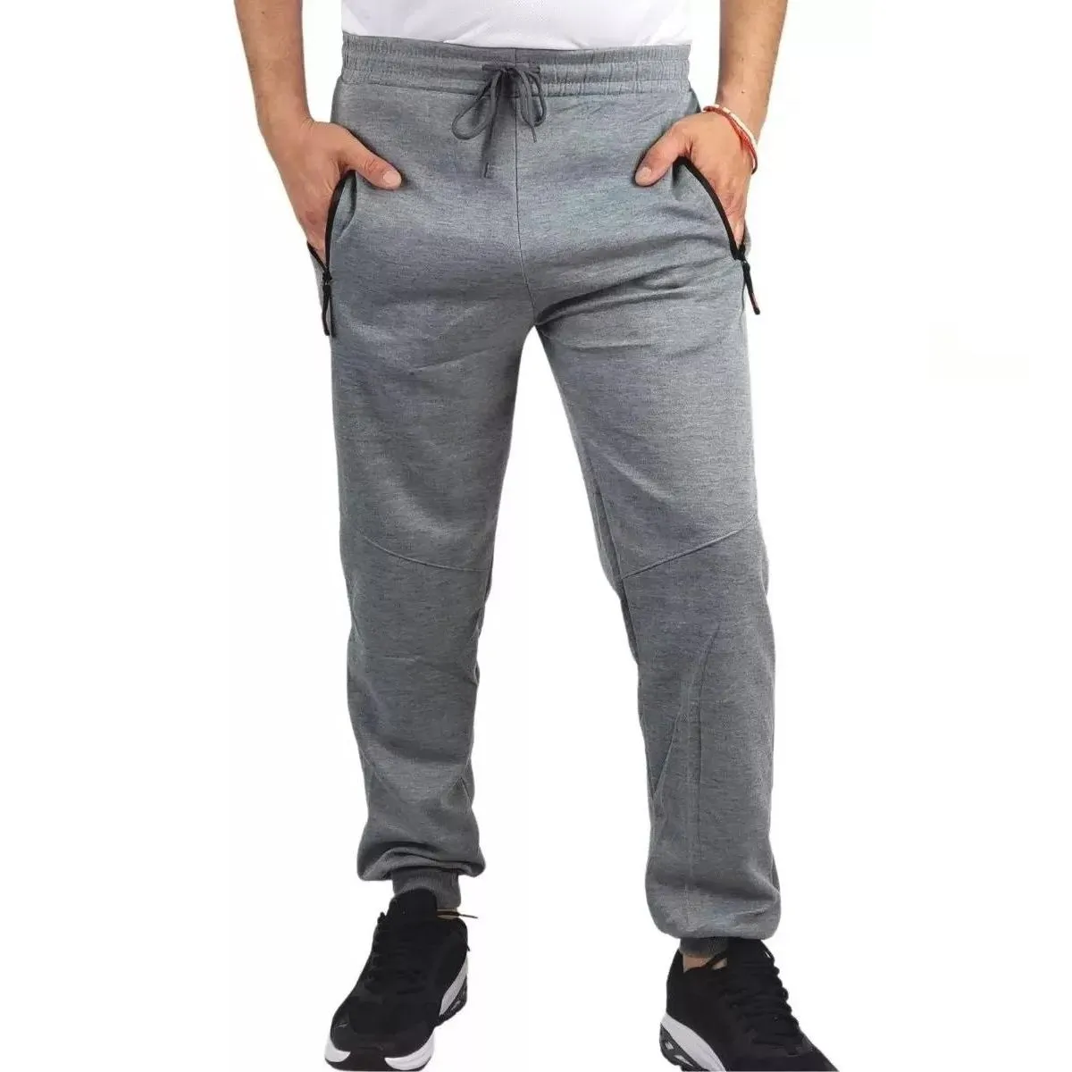 LIKE SHOP - Pantalón Unisex Buzo Juvenil Algodón Forro Polar Liso 693