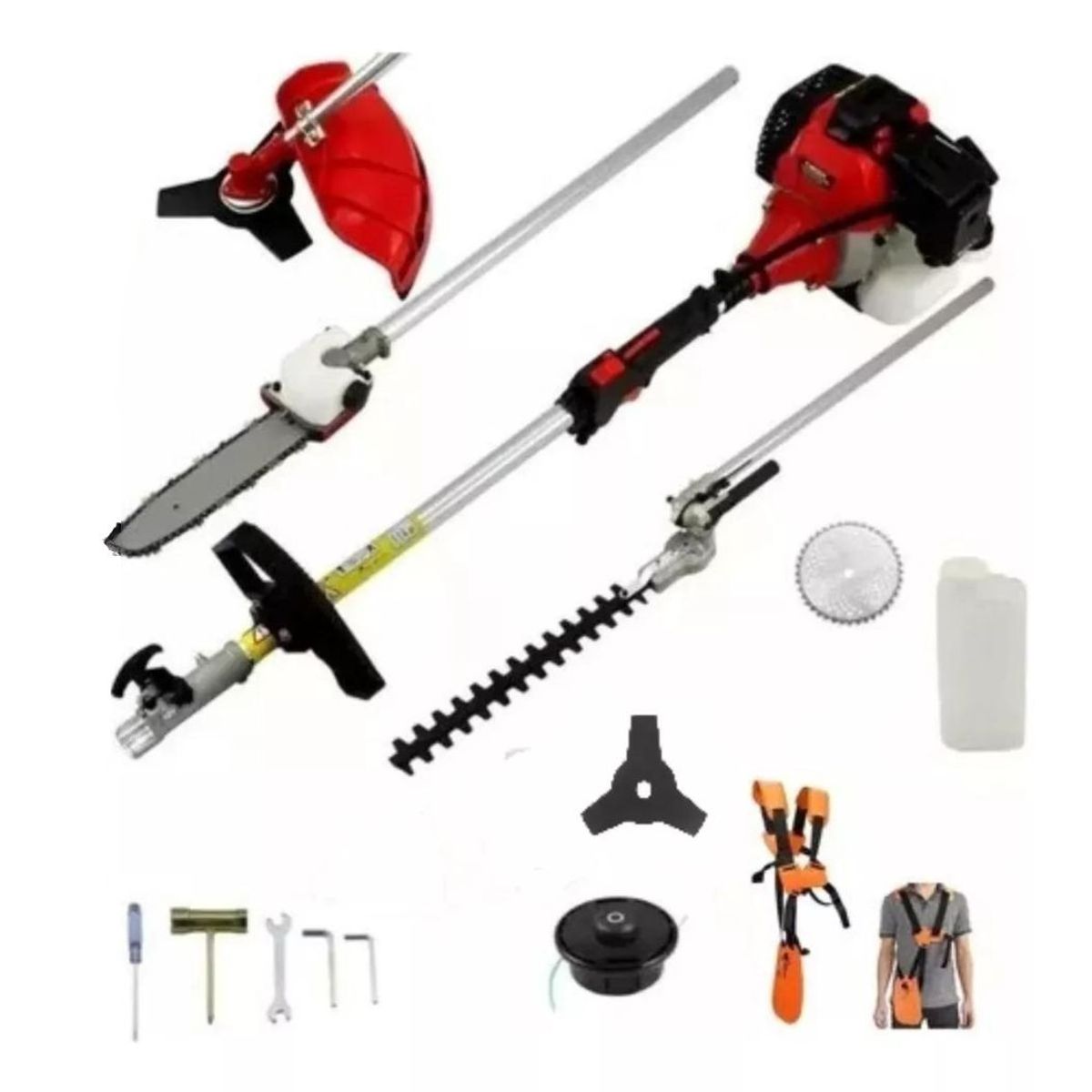 GENERICO - Desmalezadora Orilladora Multifuncional 6 en 1 - Profesional Japon.