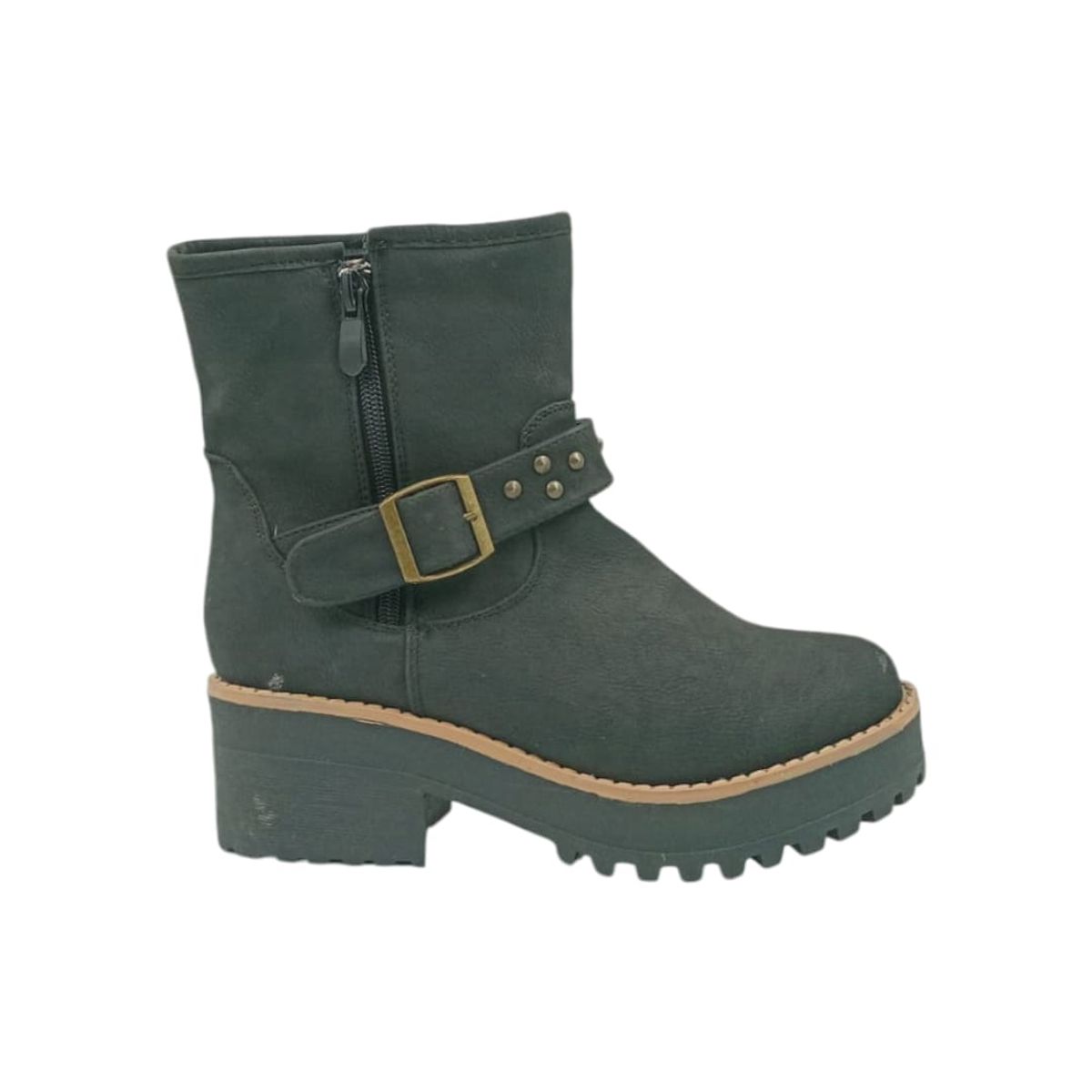 HERIEL - Bota Negra Taco Mujer
