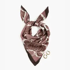 LOUNGE - Set Pañuelo Y Aros Mujer Hojas