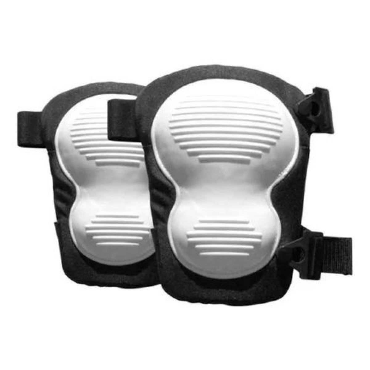 STEELPRO - Rodillera Profesional Poliester Plus Black - Blanco