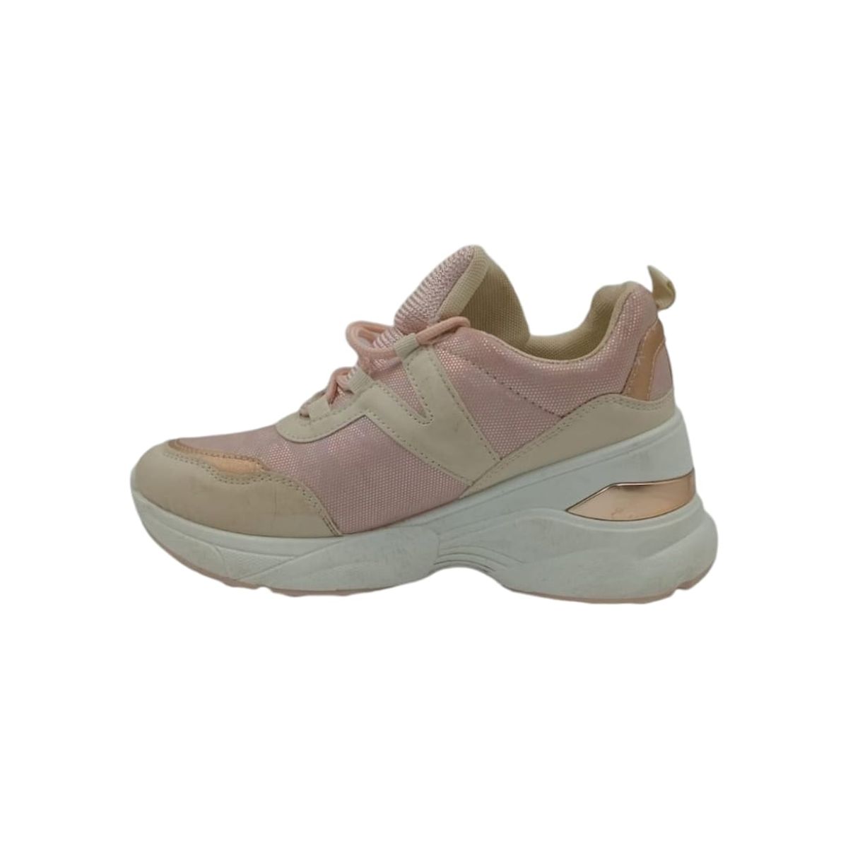 HERIEL - Zapatilla Rosa Plataforma