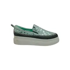 HERIEL - Zapatilla Verde Plataforma Mujer
