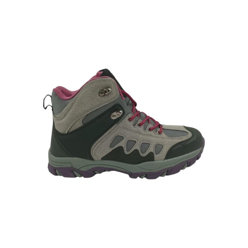 HERIEL - Zapatilla Outdoor Gris Mujer.