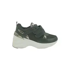 HERIEL - Zapatilla Negra Plataforma Mujer.