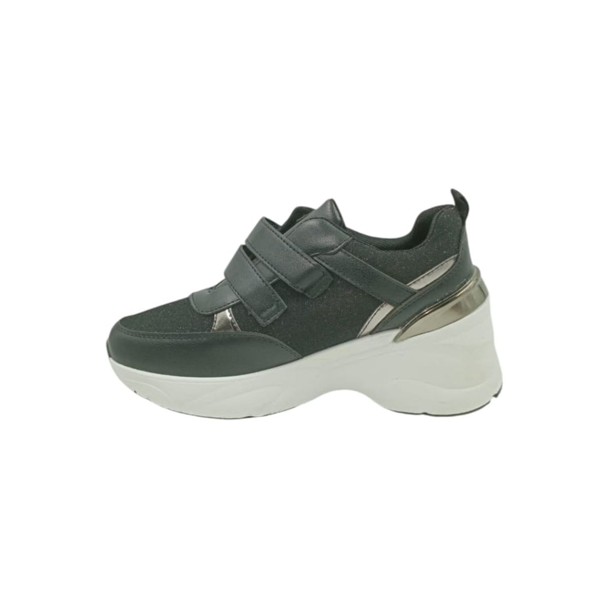 HERIEL - Zapatilla Negra Plataforma Mujer