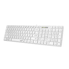 GENIUS - TECLADO USB SLIMSTAR 126 BLANCO