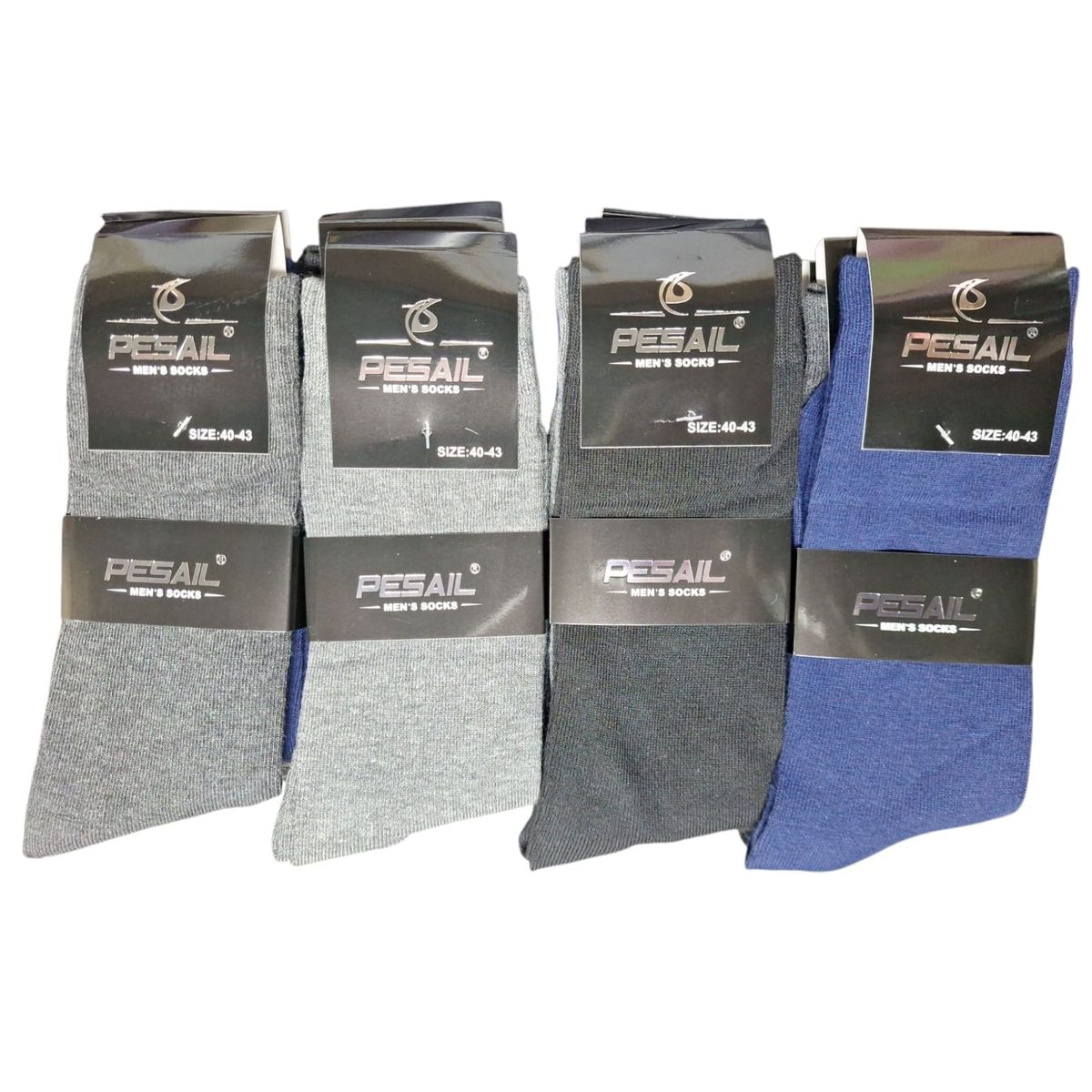 GARSIL - 6 Pares Calcetines De Algodon Sin Costuras Hombre - Pie Diabeticos