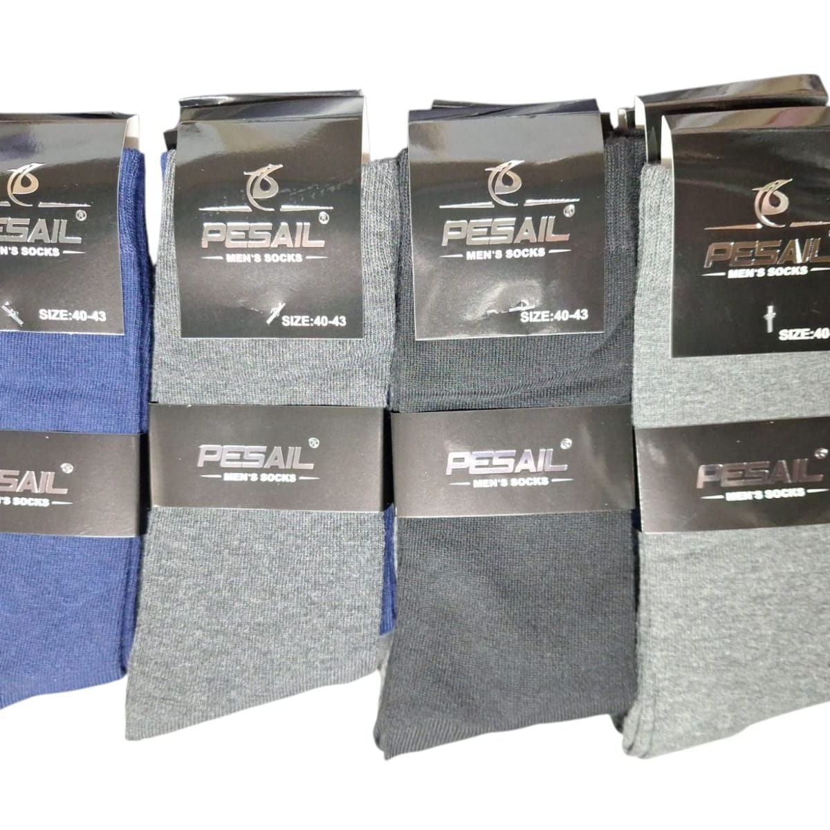 GARSIL - 6 Pares Calcetines De Algodon Sin Costuras Hombre - Pie Diabeticos