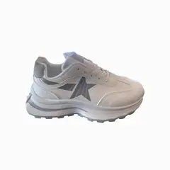 HERIEL - Zapatilla Blanca Plataforma Mujer