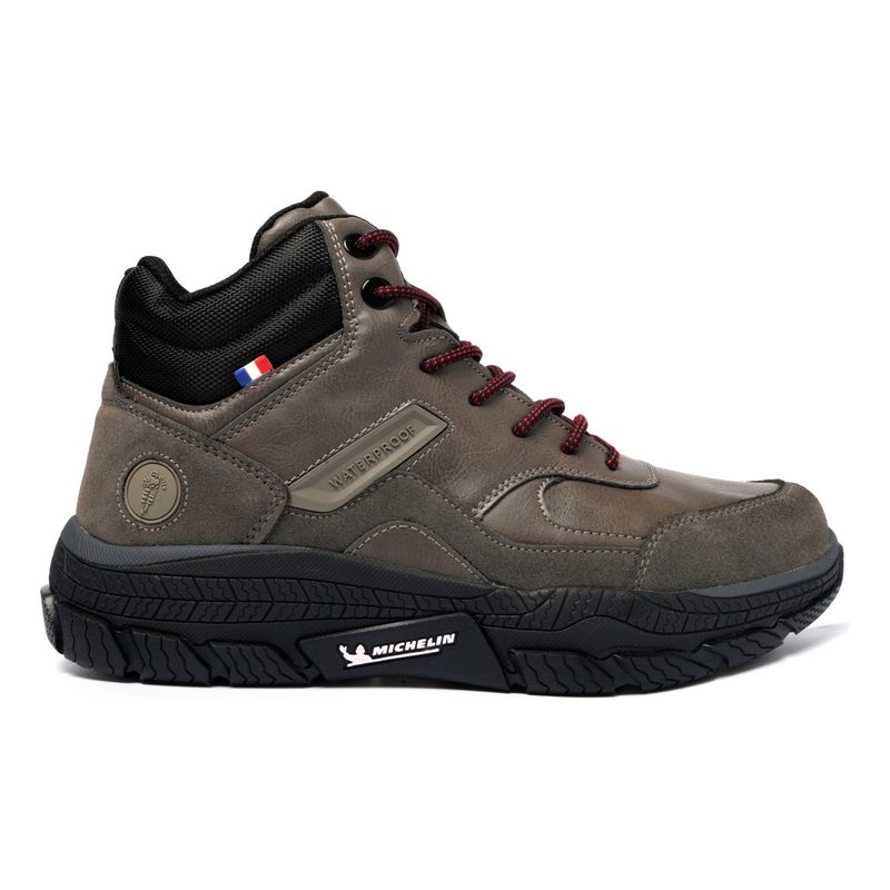 MICHELIN FOOTWEAR - Botín Impermeable Caña Alta Hombre Color Taupe Michelin Df06