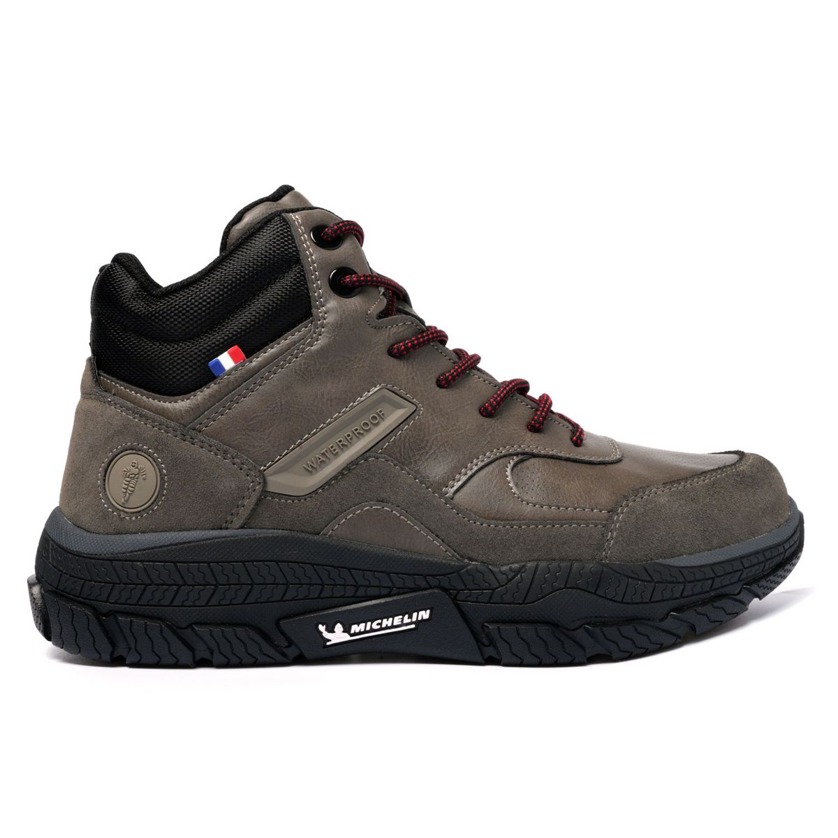 MICHELIN FOOTWEAR - Botín Zapatilla Impermeable Hombre Taupe Michelin Df06