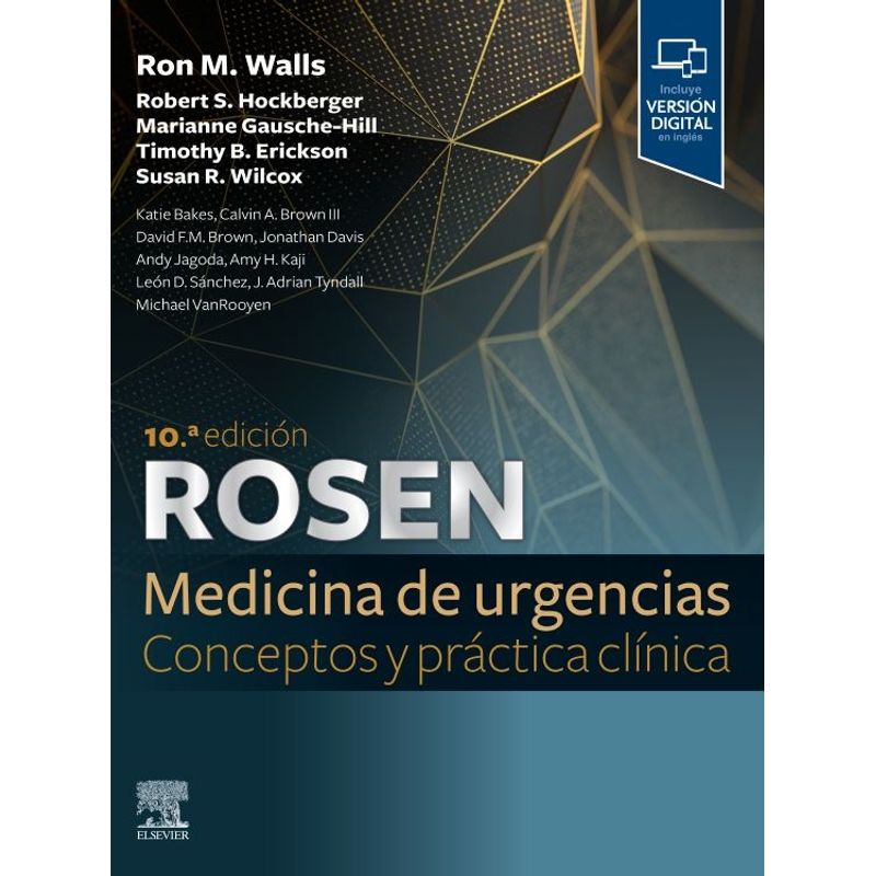 EDITORIAL MEDITERRANEO - Libro Rosen. Medicina de urgencias conceptos y práctica clín