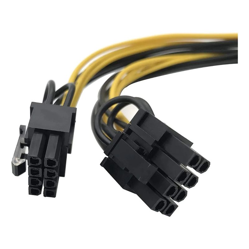 GENERICO - Cable Spliter Pcie 8 Pin Hembra A Dos 8 Pin 6 +2 Pcie-e