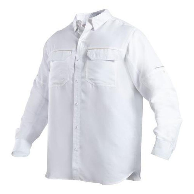 T-WORLD - Camisa Outdoor Trekking Protección Uv Ripstop Ml Hombre - Azul