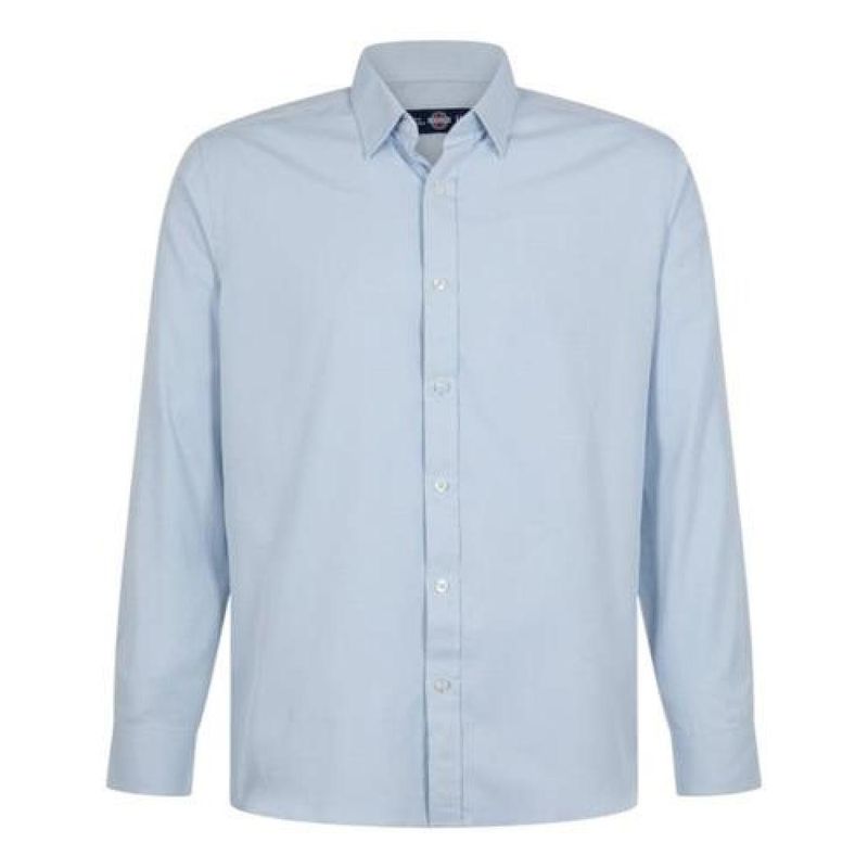 T-WORLD - Camisa Oxford Manga Larga - Blanco