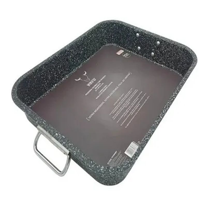 WAYU - Asadera Horno Cmango Antiadherente Wayu Color Negro