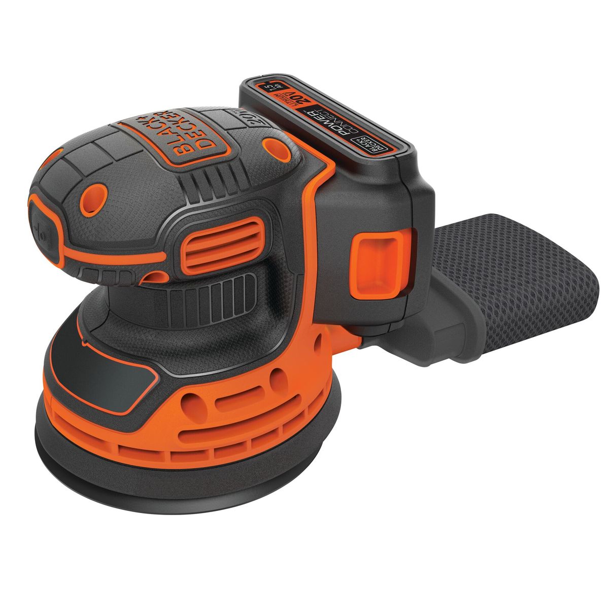 BLACK+DECKER - Lijadora Rotorbital 20V BLACK+DECKER BDCRO20C-B2C