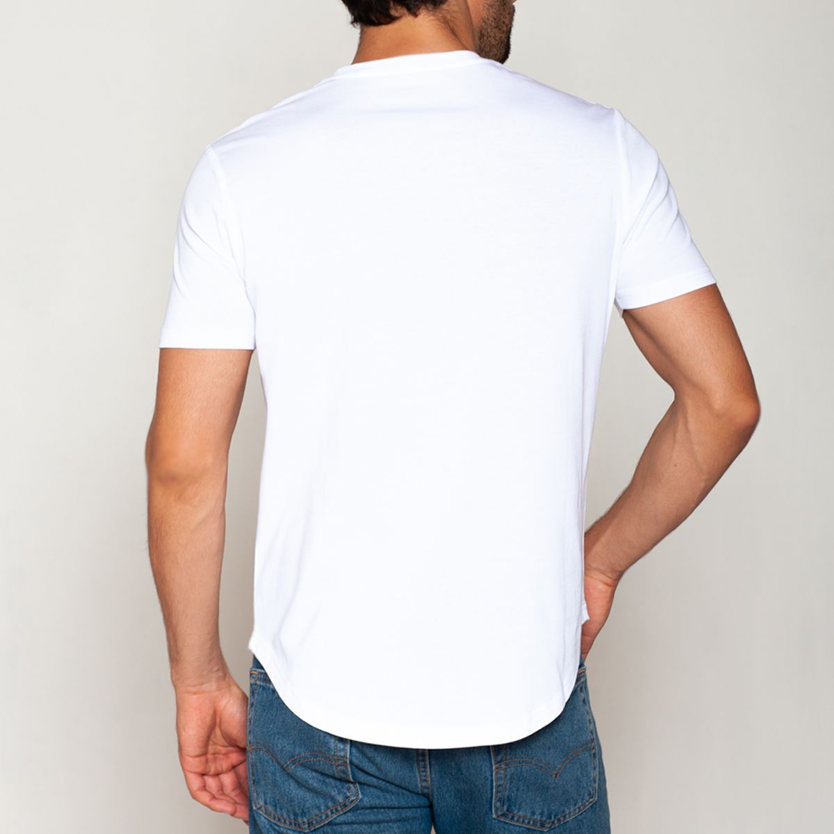 TAIS - Polera Algodón Regular Fit Blanco Tais