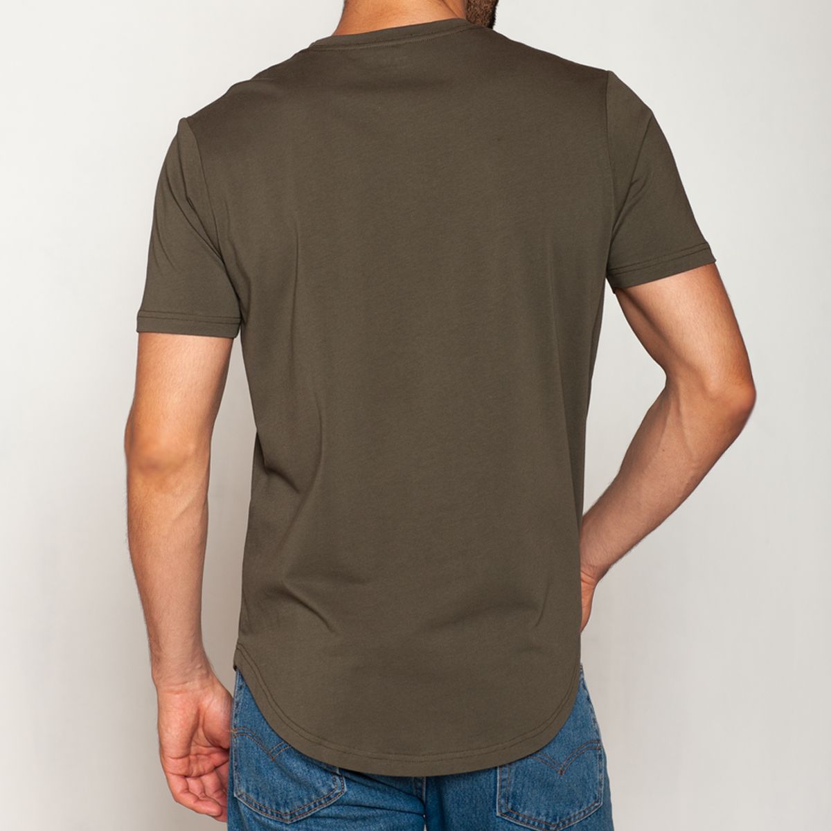 TAIS - Polera Algodón Regular Fit Verde Tais