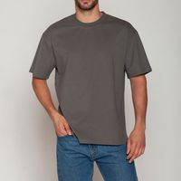 Polera Algodón Oversize Gris