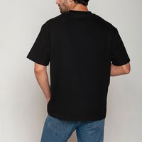 Polera Algodón Oversize Negro