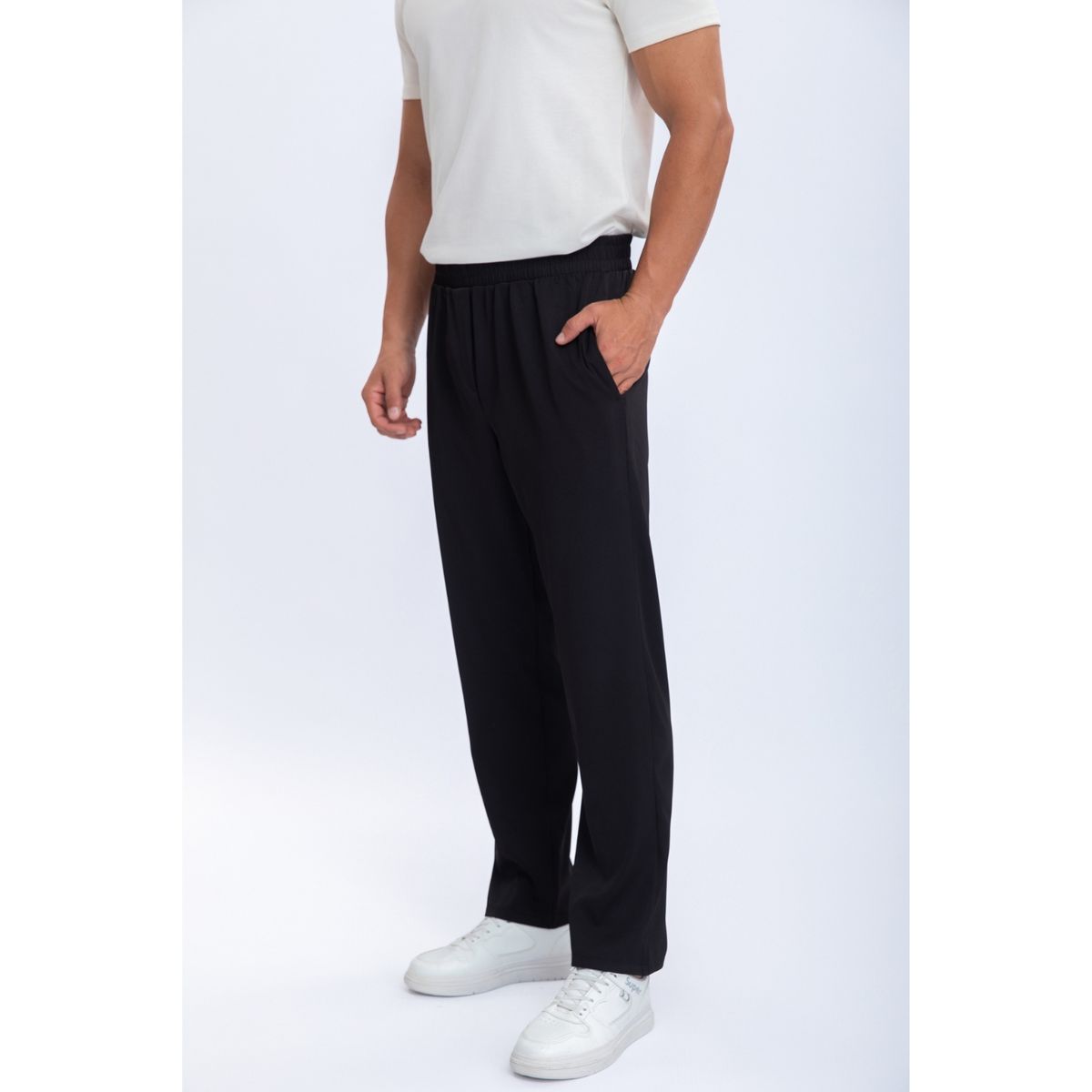 GENERICO - Pantalón Hombre Recto Semi Casual Primavera Verano Liso 7122
