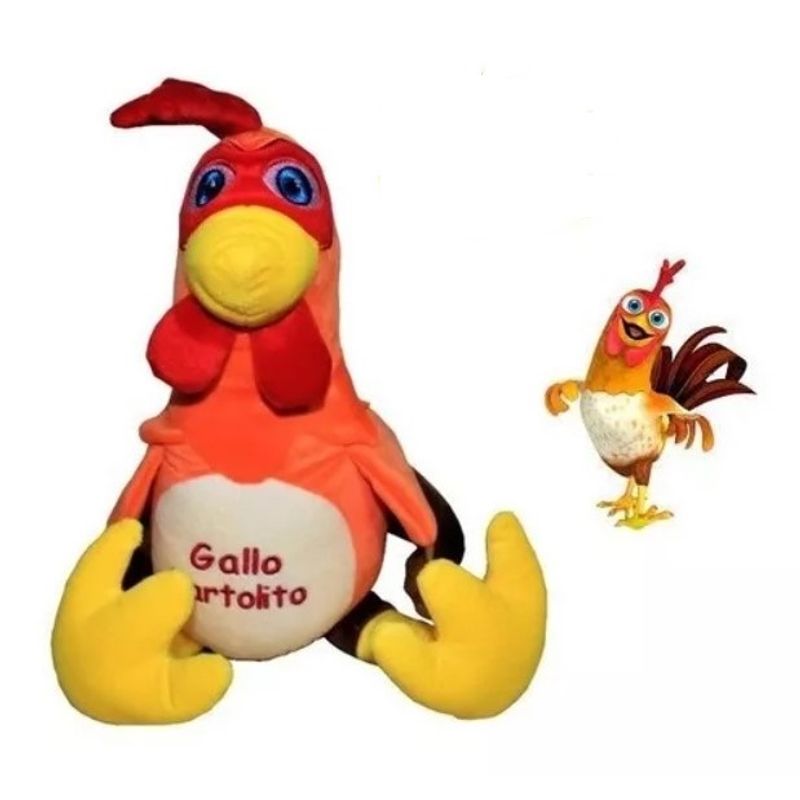 GENERICO - Gallo Bartolito Peluche la Granja De Zenon 50cm