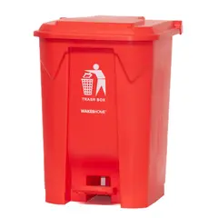WAKESHOME - Contenedor de basura con pedal 30 L–Práctico Y Resistente