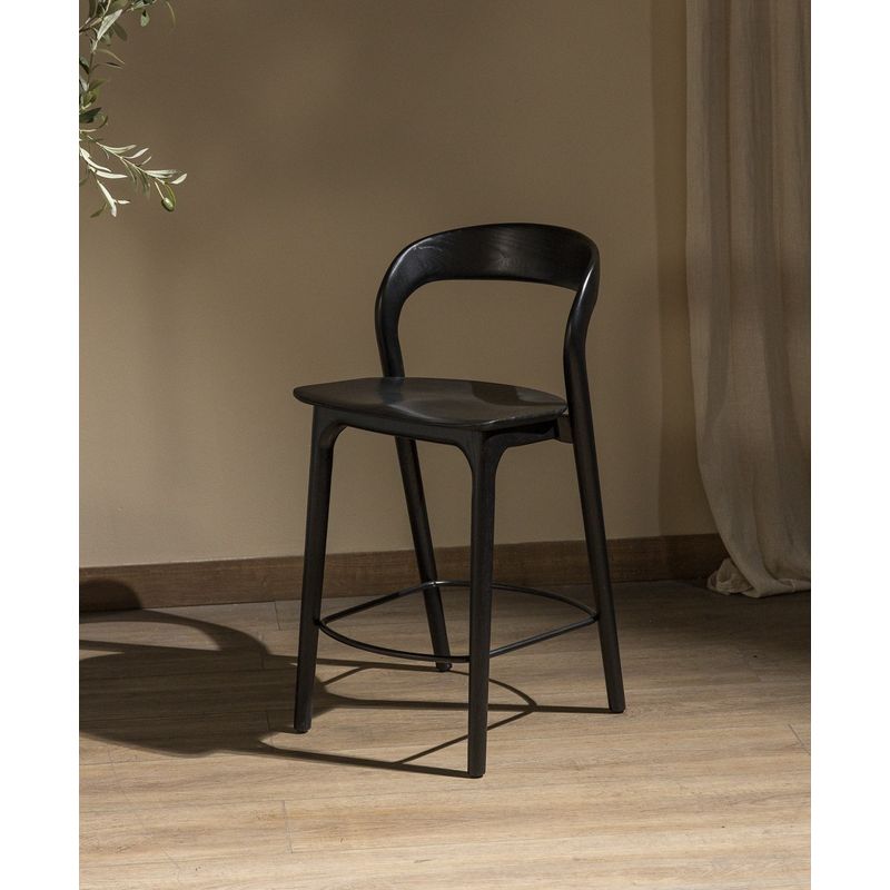 FORASTERO - Taburete Carpino Negro Forastero