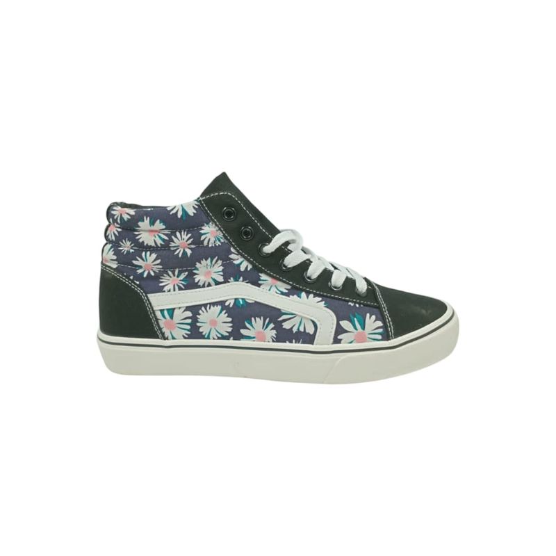 HERIEL - Zapatilla Negra Print Mujer.