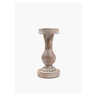 Candelabro Madera Grande Taupe