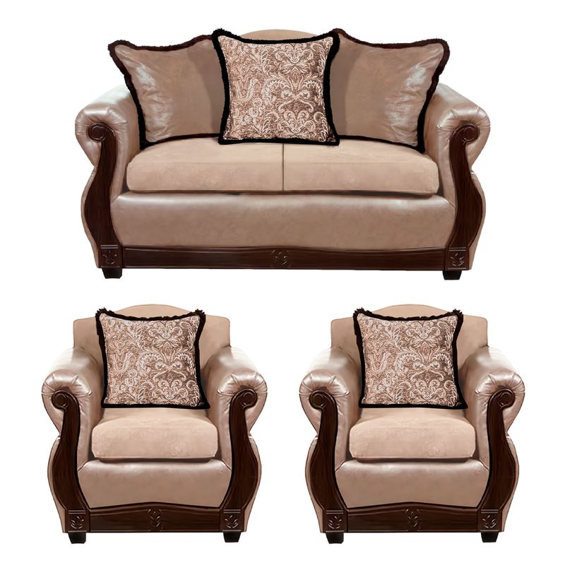 ADONIS LEUDH - Living 2+1+1 Gran Columbia Mixto IF Beige Extra Grande