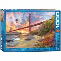 EUROGRAPHICS - 6000-0697 SUNSET AT BAKER BEACH PUZZLE 1000