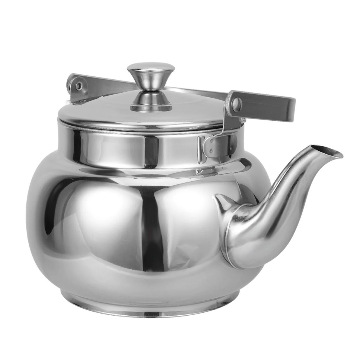 BAZUCA - Tetera para Té Infusiones Redonda Con Infusor Acero Inoxidable 600ml