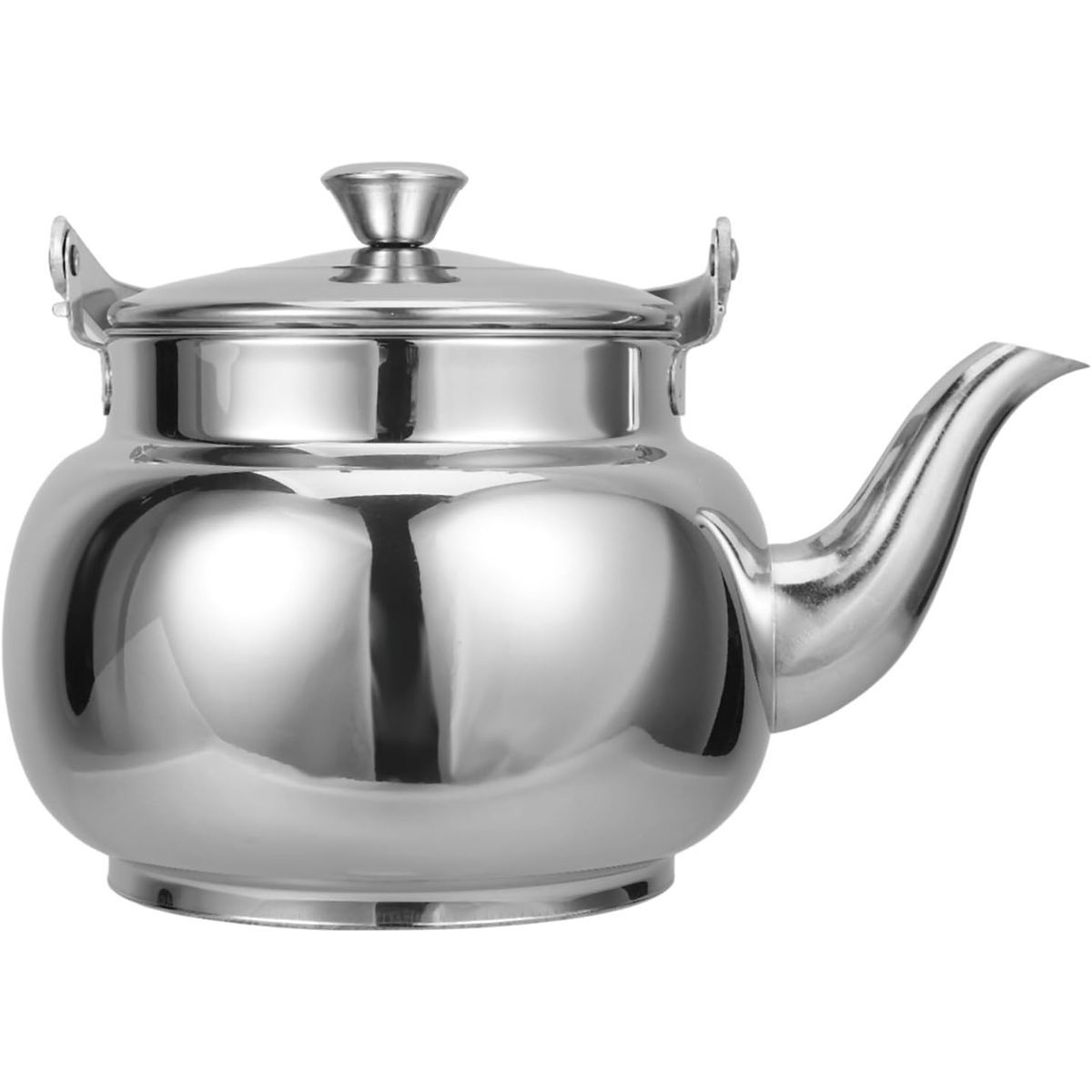 BAZUCA - Tetera para Té Infusiones Redonda Con Infusor Acero Inoxidable 600ml