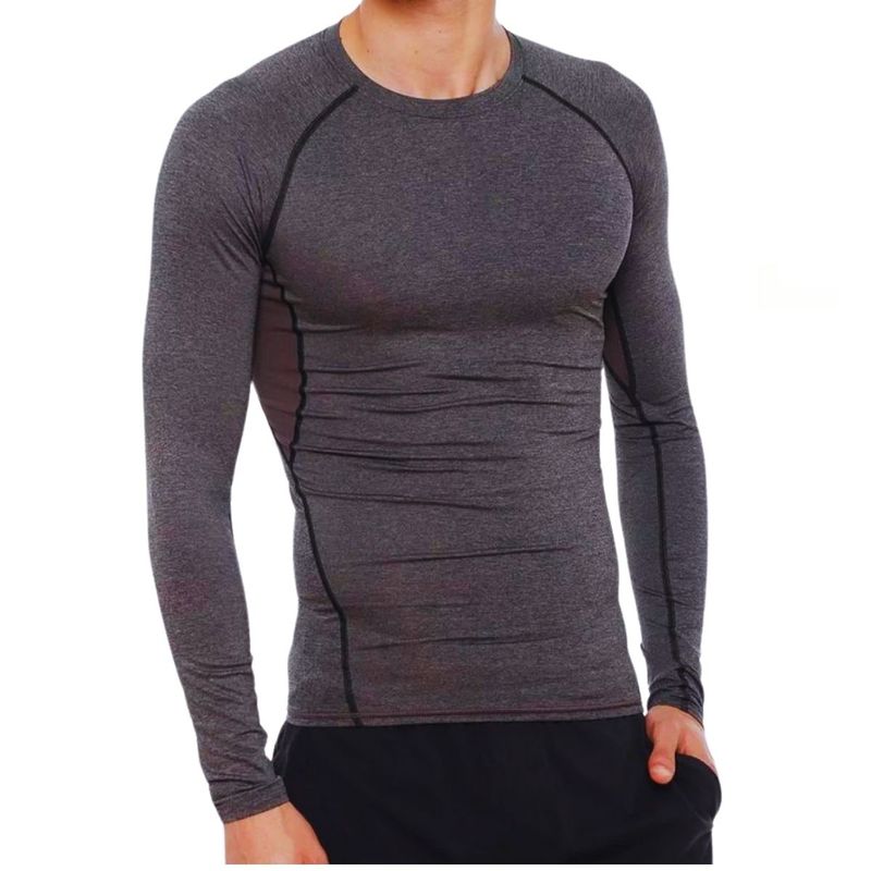 MPROPIA - Camiseta Primera Capa Manga Larga Deportiva Forro Polar 033