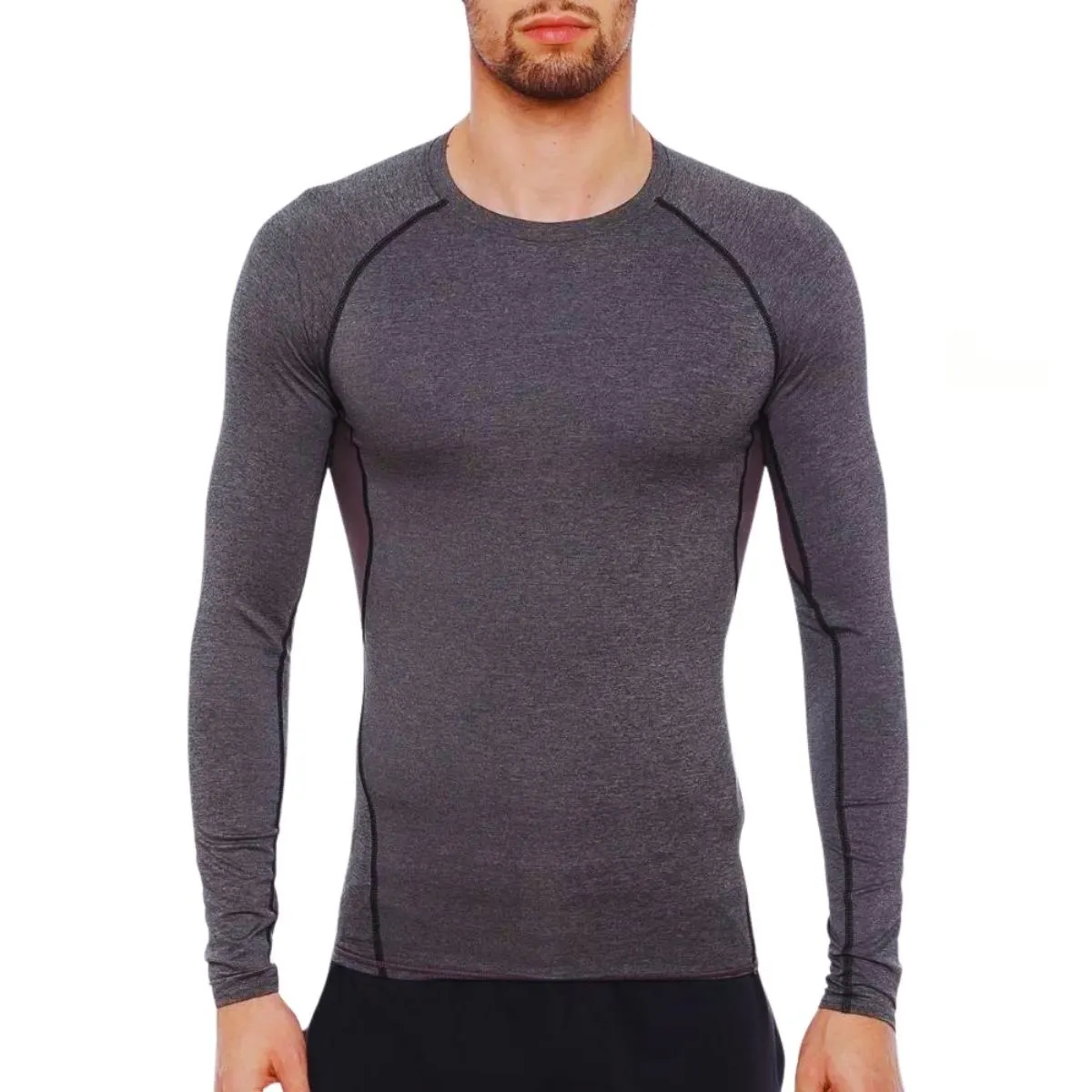 GENERICO - Camiseta Primera Capa Manga Larga Deportiva Forro Polar 033