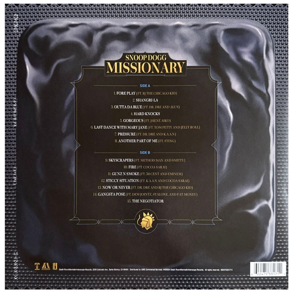 HITWAY MUSIC - SNOOP DOGG - MISSIONATY PICTURE DISC - VINILO