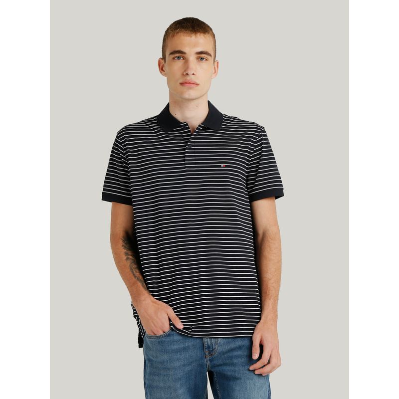 TOMMY HILFIGER - Polo Flex De Corte Regular Azul Tommy Hilfiger