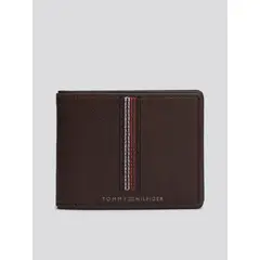 TOMMY HILFIGER - Billetera Casual De Cuero Café
