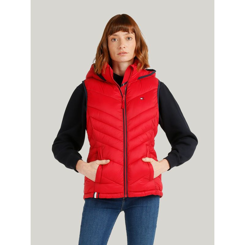 TOMMY HILFIGER - Parka Vest Light Weight Solid Amarillo Tommy Hilfiger