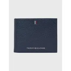TOMMY HILFIGER - Billetera Central Con Logo Azul